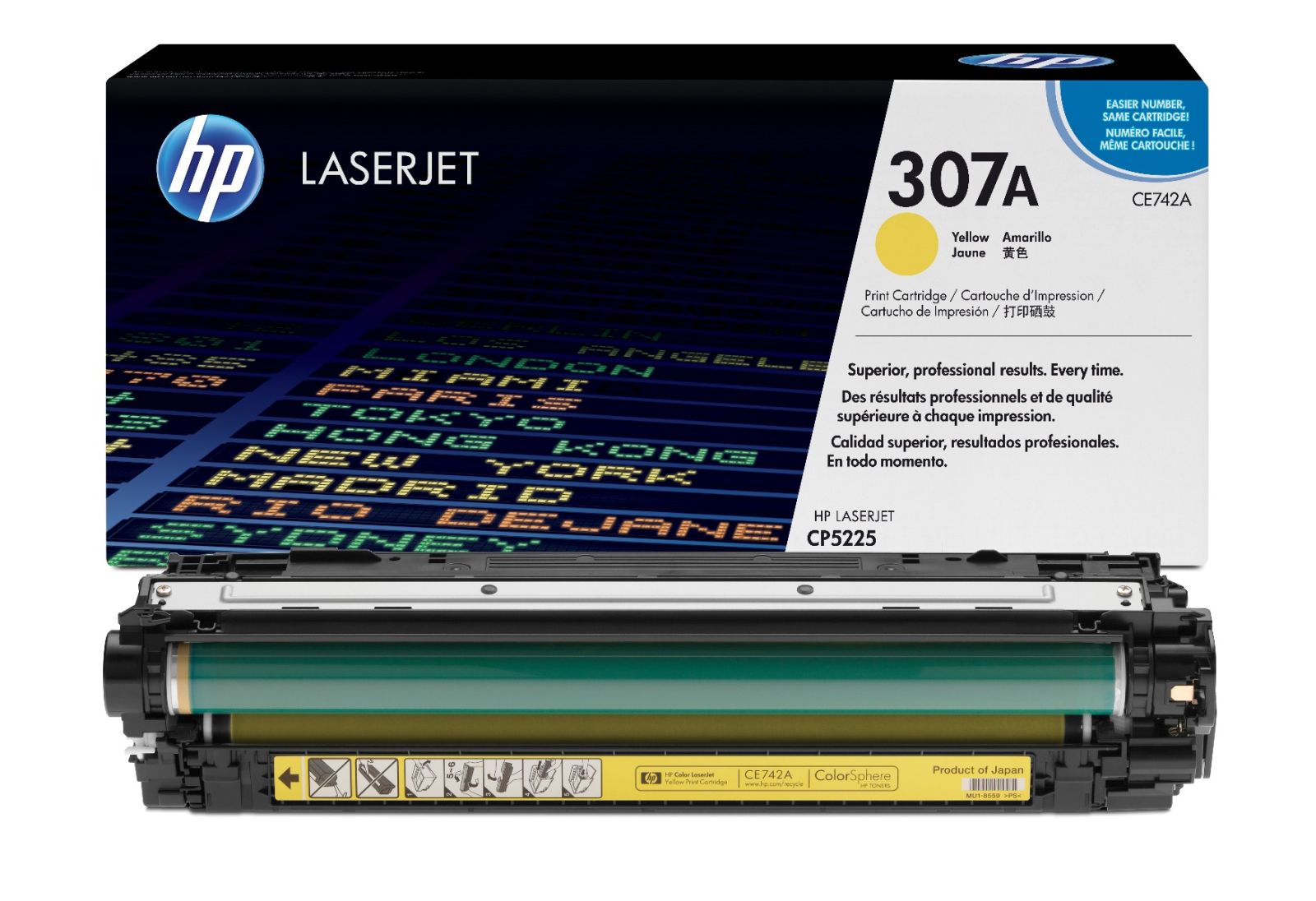 Kartric HP 307A (CE742A) Sarı